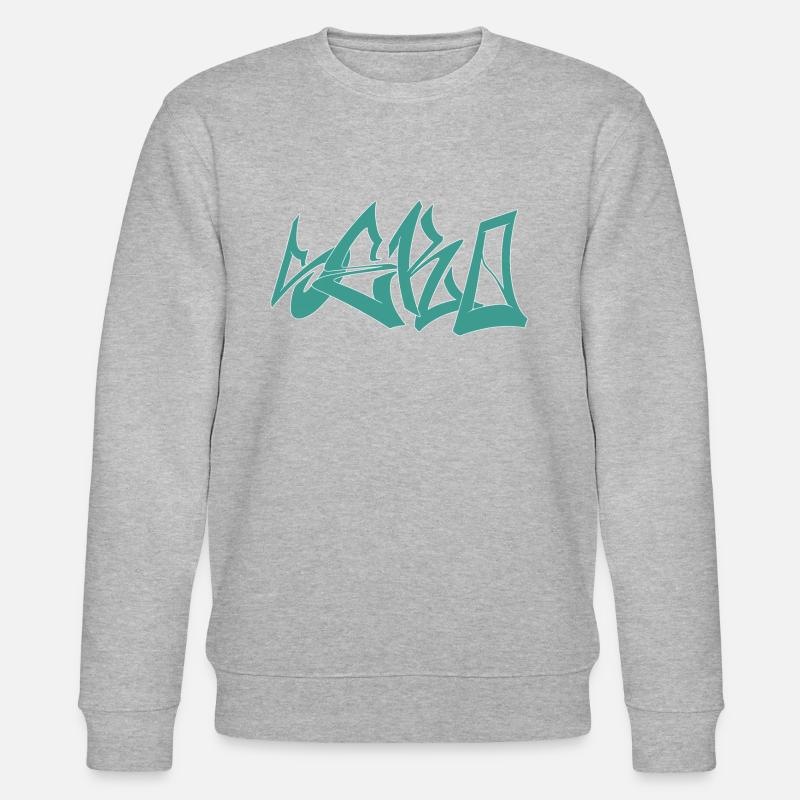 Seko Graffiti - Stanley/Stella Unisex Bio-Sweatshirt CHANGER  - Grau meliert