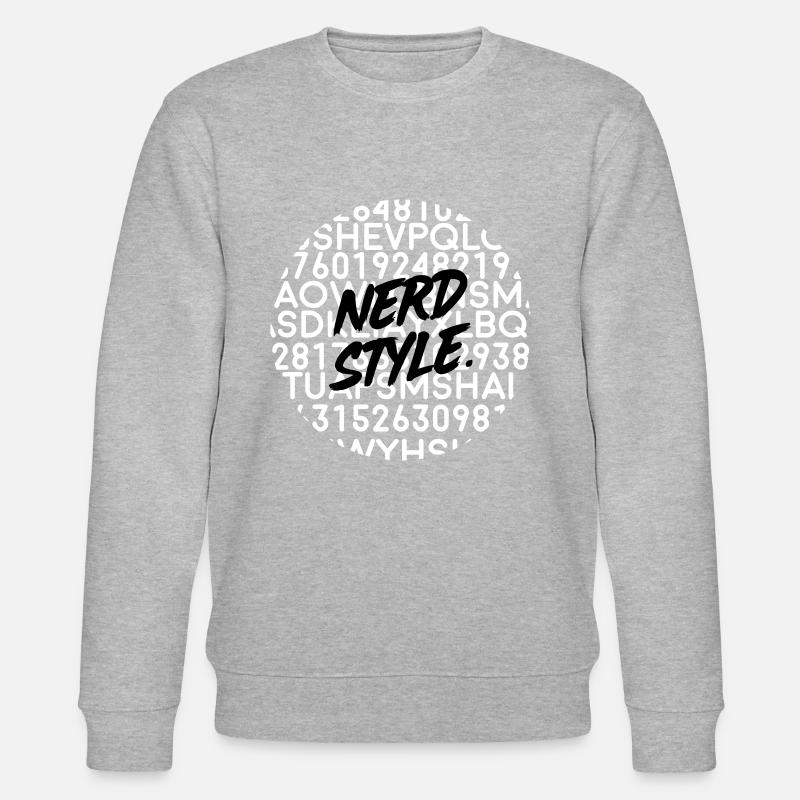 NERD - Stanley/Stella Unisex Bio-Sweatshirt CHANGER  - Grau meliert