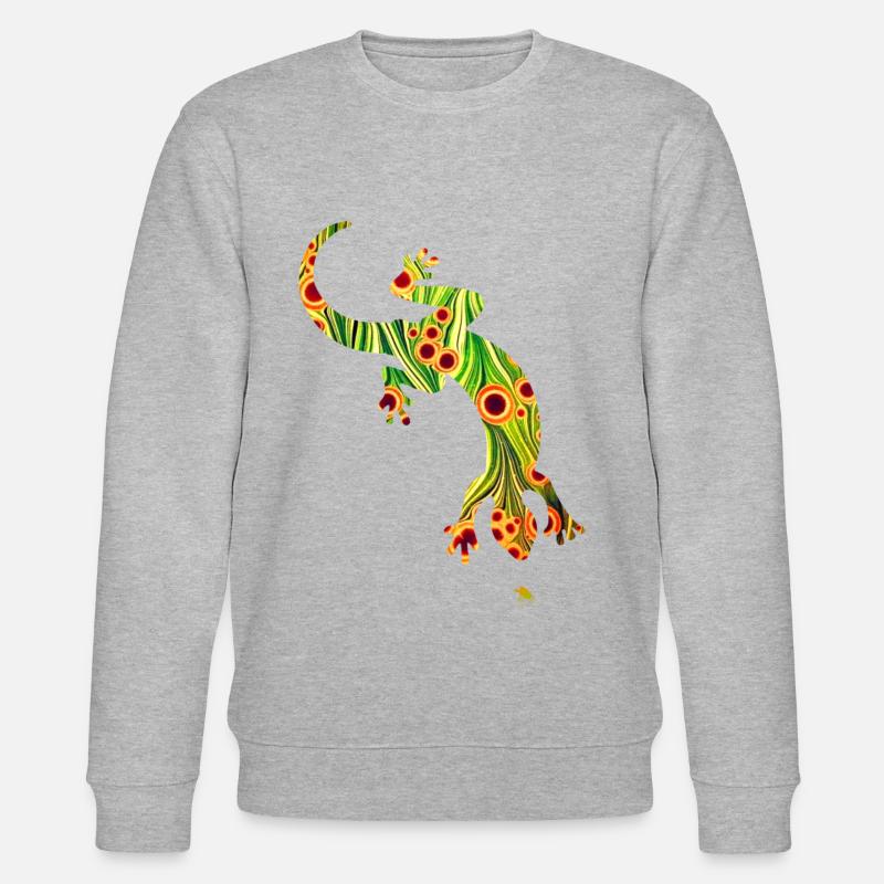 Lézard E 110 - Sweat bio CHANGER Stanley/Stella Unisexe - gris chiné