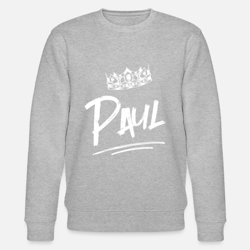 Paul - Stanley/Stella Unisex Bio-Sweatshirt CHANGER  - Grau meliert