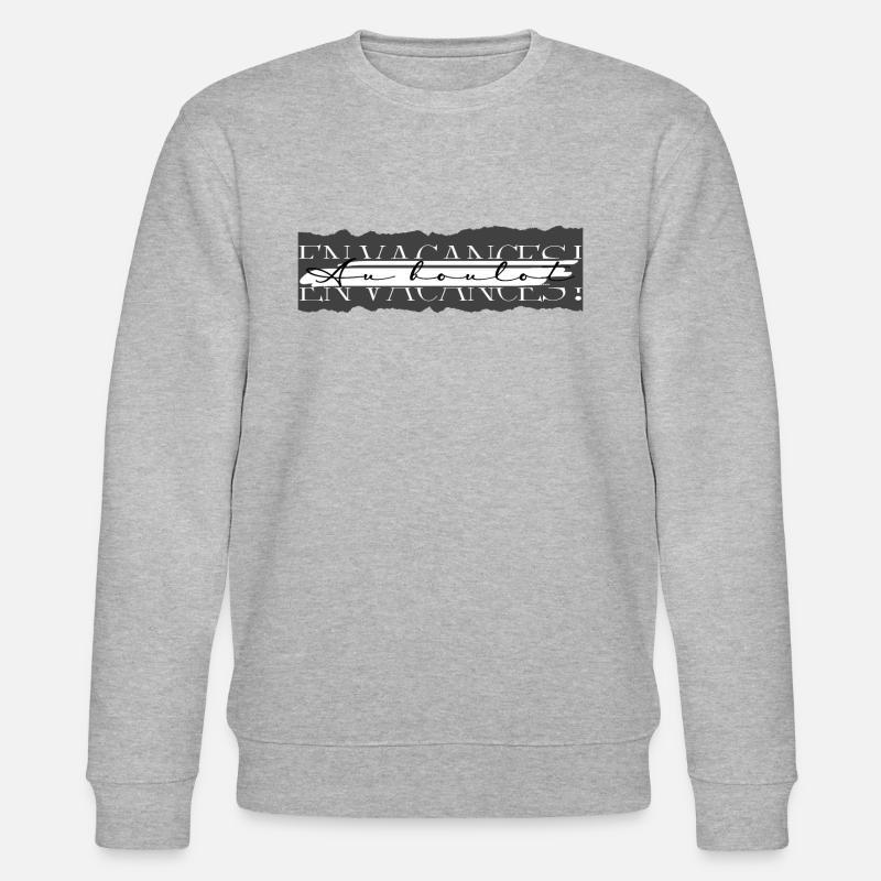 On vacation / at work - Stanley/Stella CHANGER Unisex Organic Sweatshirt - heather grey