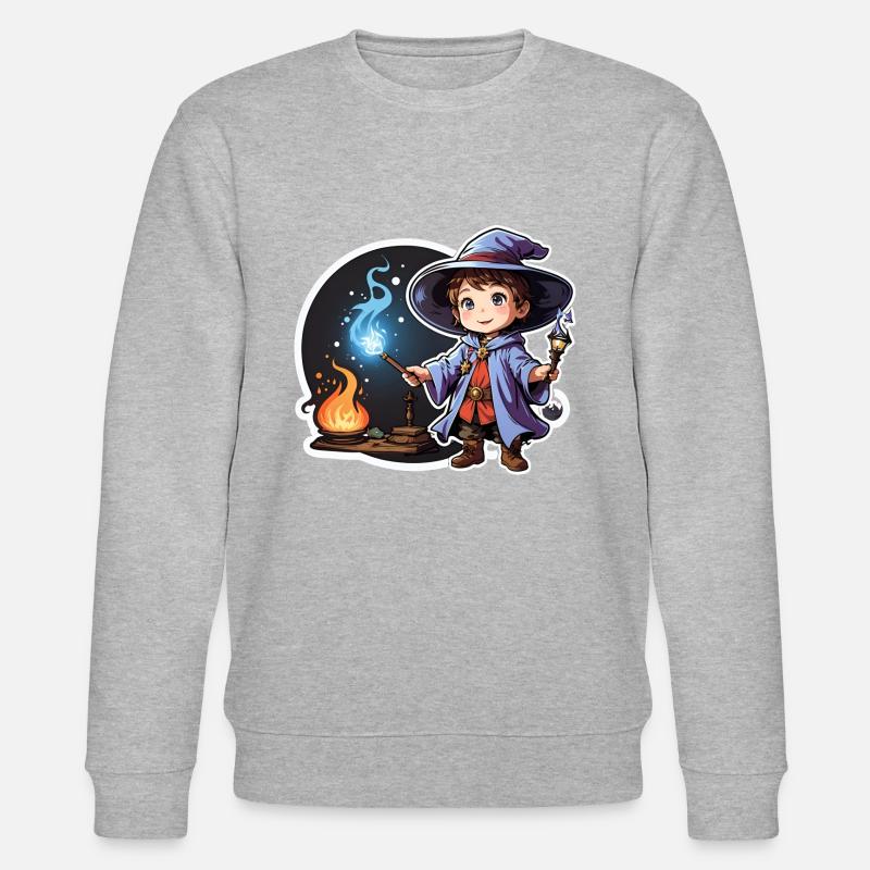 Apprentice Wizard - Stanley/Stella CHANGER Unisex Organic Sweatshirt - heather grey
