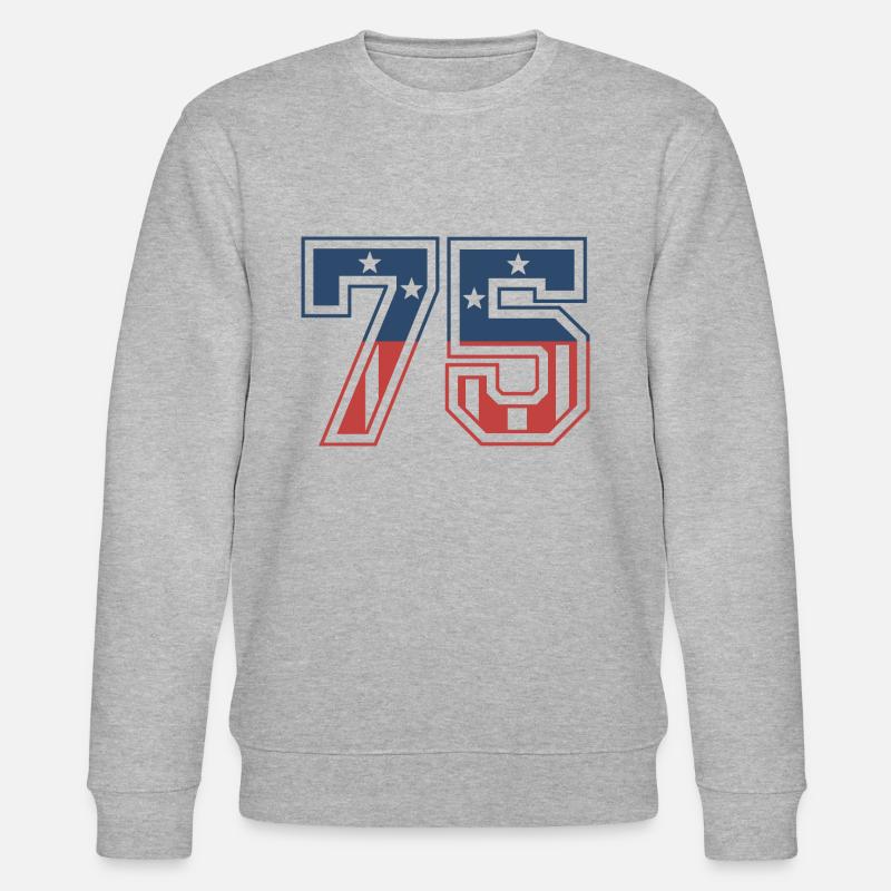 Numéro 75 États-Unis - Sweat bio CHANGER Stanley/Stella Unisexe - gris chiné