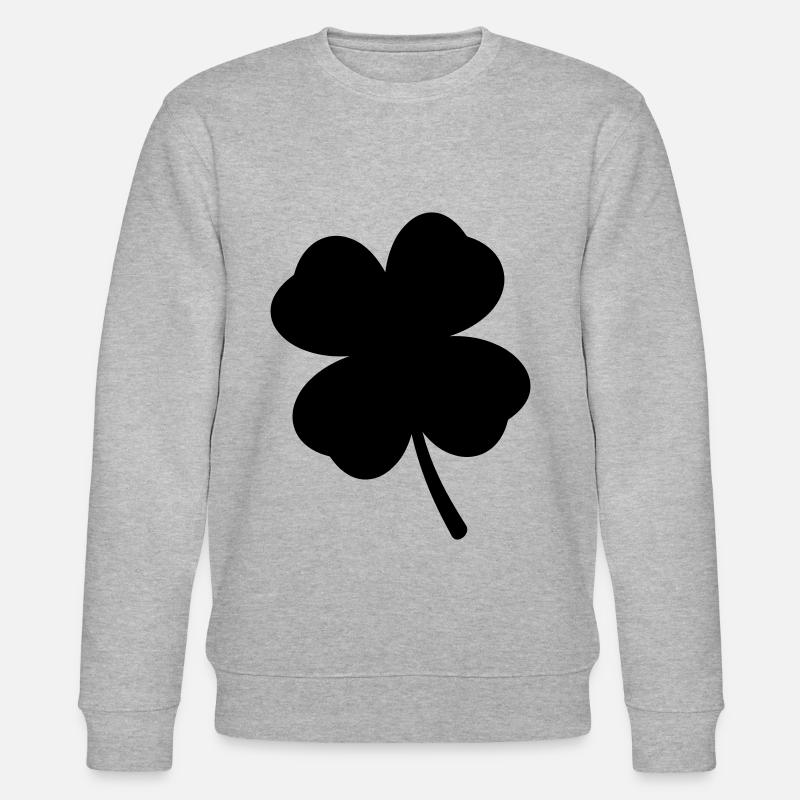 Symbole Cloverleaf - Sweat bio CHANGER Stanley/Stella Unisexe - gris chiné