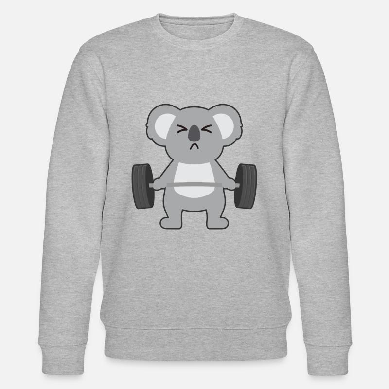 Koala - Stanley/Stella Unisex Bio-Sweatshirt CHANGER  - Grau meliert