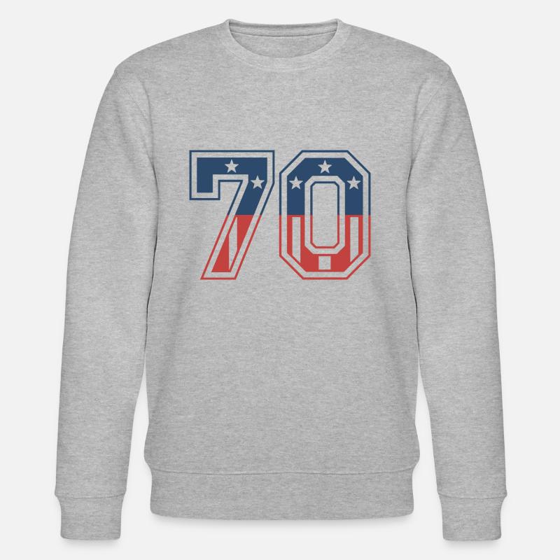 Numéro 70 États-Unis - Sweat bio CHANGER Stanley/Stella Unisexe - gris chiné