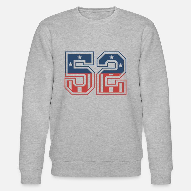 Numéro 52 États-Unis - Sweat bio CHANGER Stanley/Stella Unisexe - gris chiné