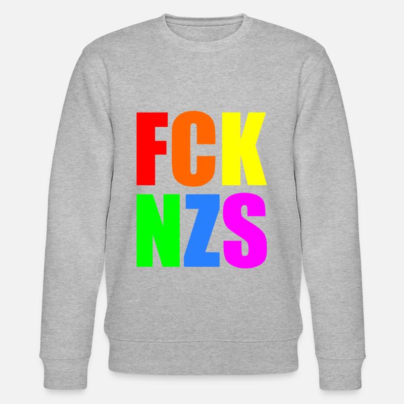 Fck nzs - Stanley/Stella Unisex Bio-Sweatshirt CHANGER  - Grau meliert