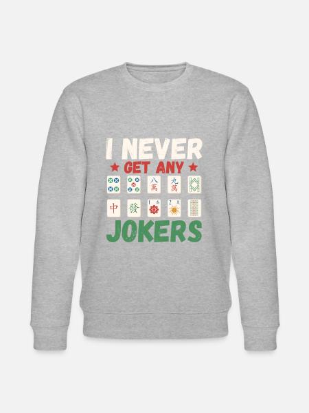 Gift for Mahjong Fans - Stanley/Stella CHANGER Unisex Organic Sweatshirt - heather grey