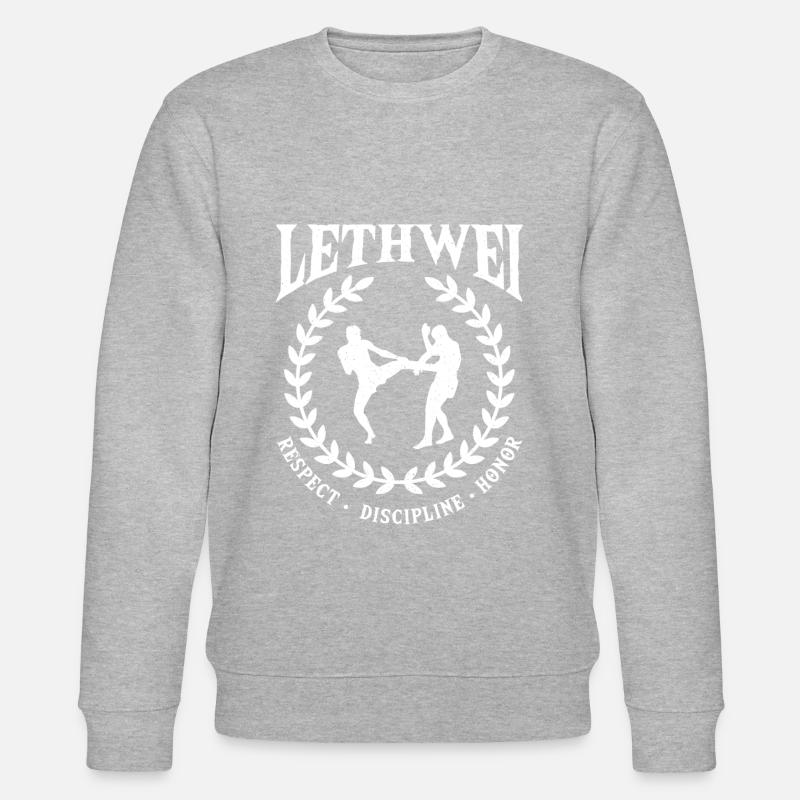 Cadeau birman Lethwei - Sweat bio CHANGER Stanley/Stella Unisexe - gris chiné
