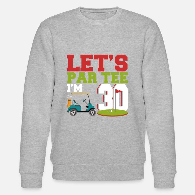 Gift for golfers - Stanley/Stella CHANGER Unisex Organic Sweatshirt - heather grey