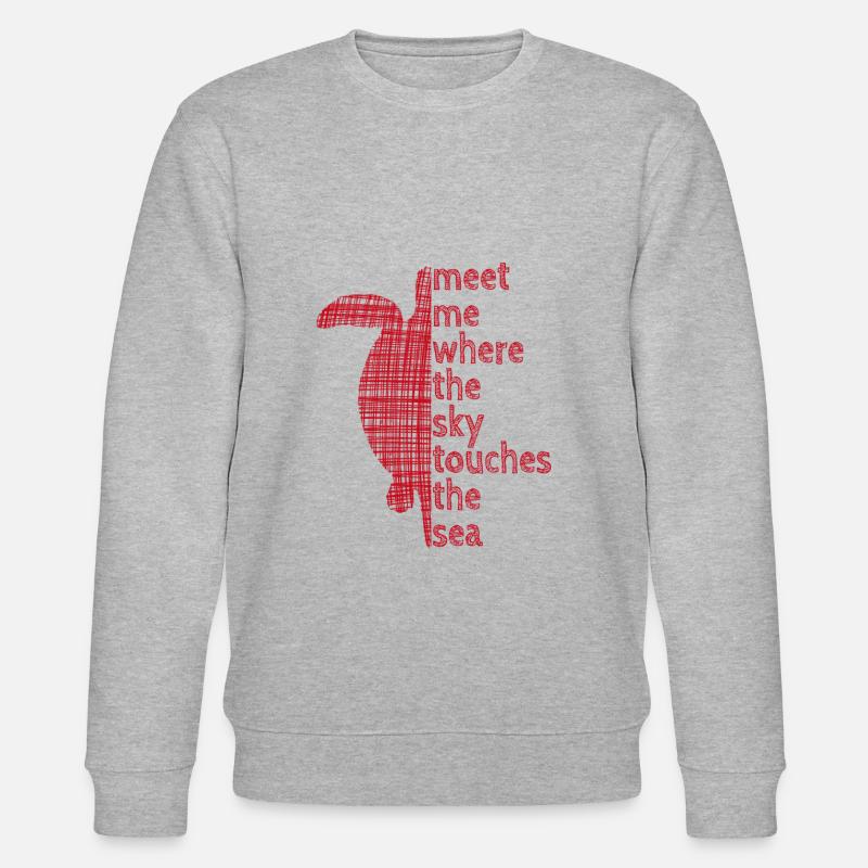 turtle - Stanley/Stella Unisex Bio-Sweatshirt CHANGER  - Grau meliert