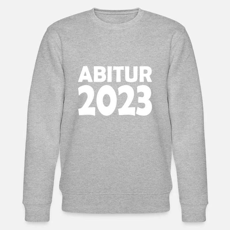 Abitur 2023 - Stanley/Stella Unisex Bio-Sweatshirt CHANGER  - Grau meliert