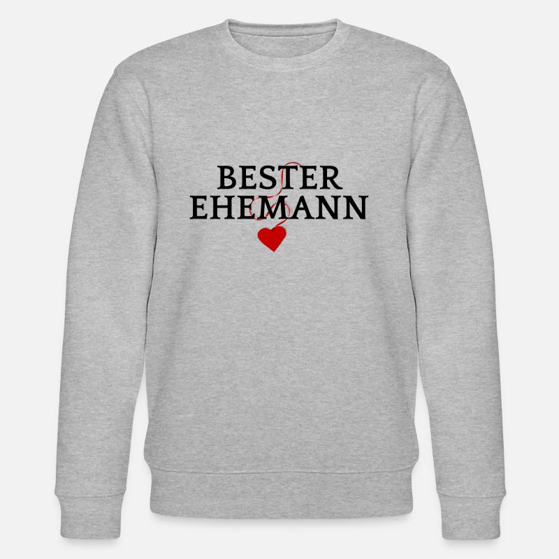 Bester Ehemann - Stanley/Stella Unisex Bio-Sweatshirt CHANGER  - Grau meliert