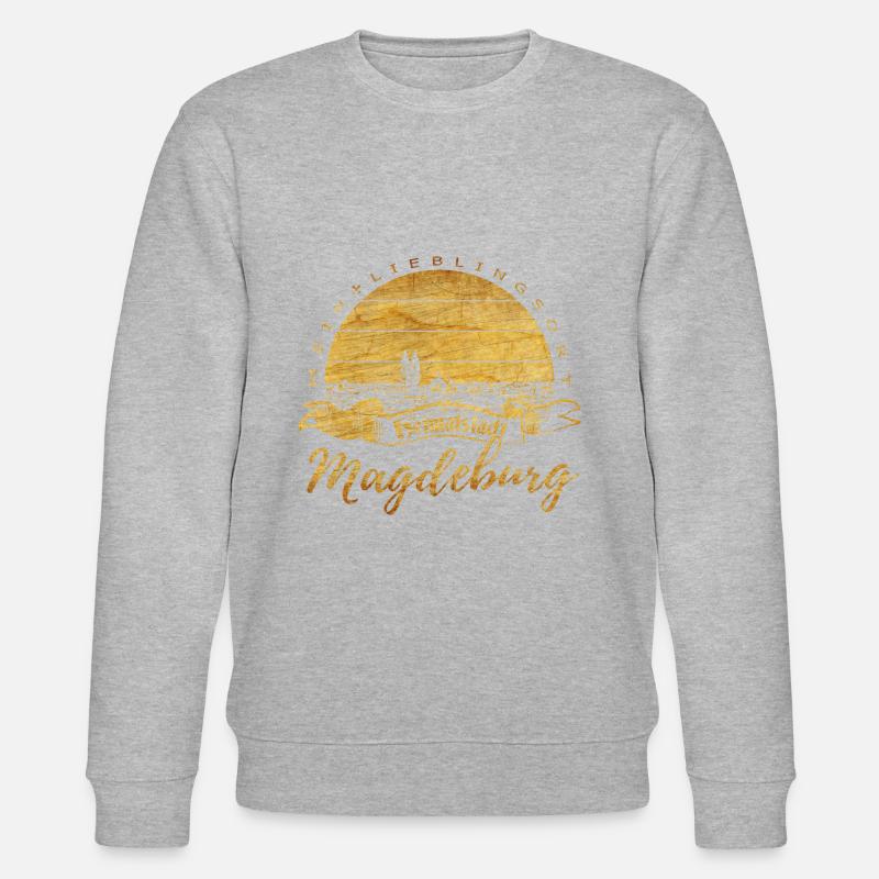 Magdeburg - Stanley/Stella Unisex Bio-Sweatshirt CHANGER  - Grau meliert