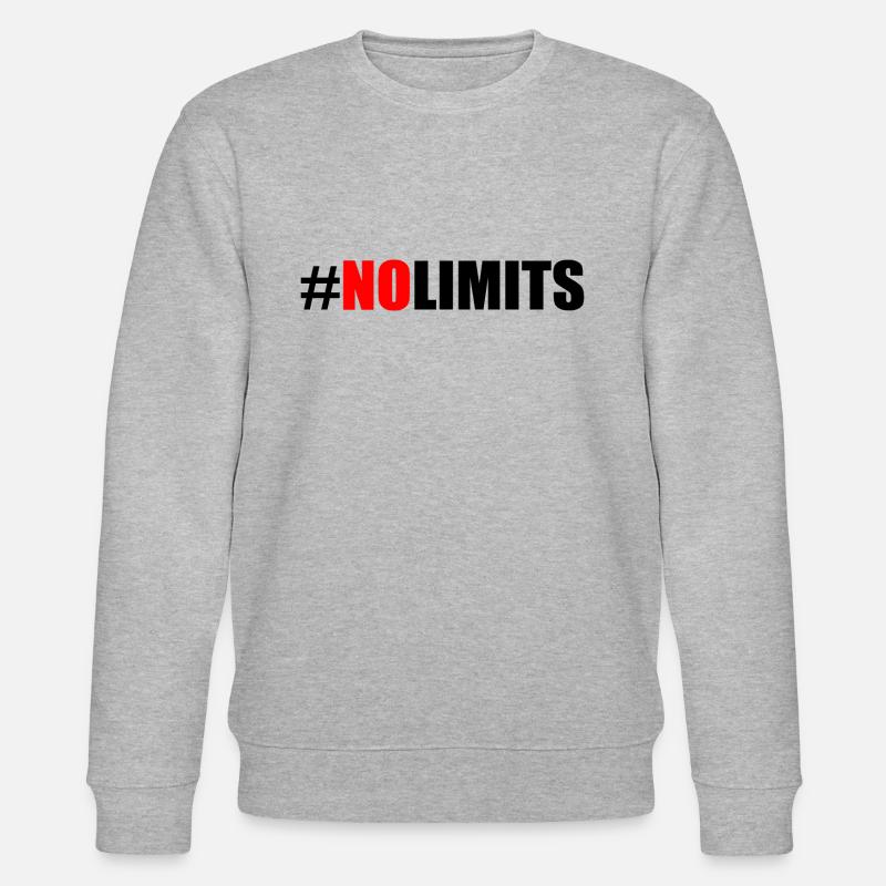 No limits - Stanley/Stella Unisex Bio-Sweatshirt CHANGER  - Grau meliert