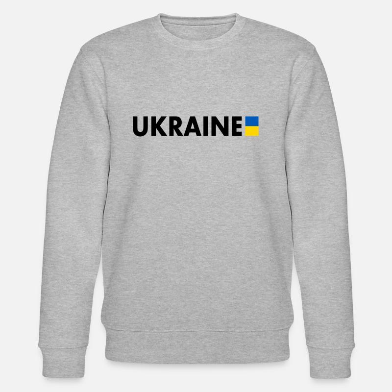 Ukraine - Sweat bio CHANGER Stanley/Stella Unisexe - gris chiné