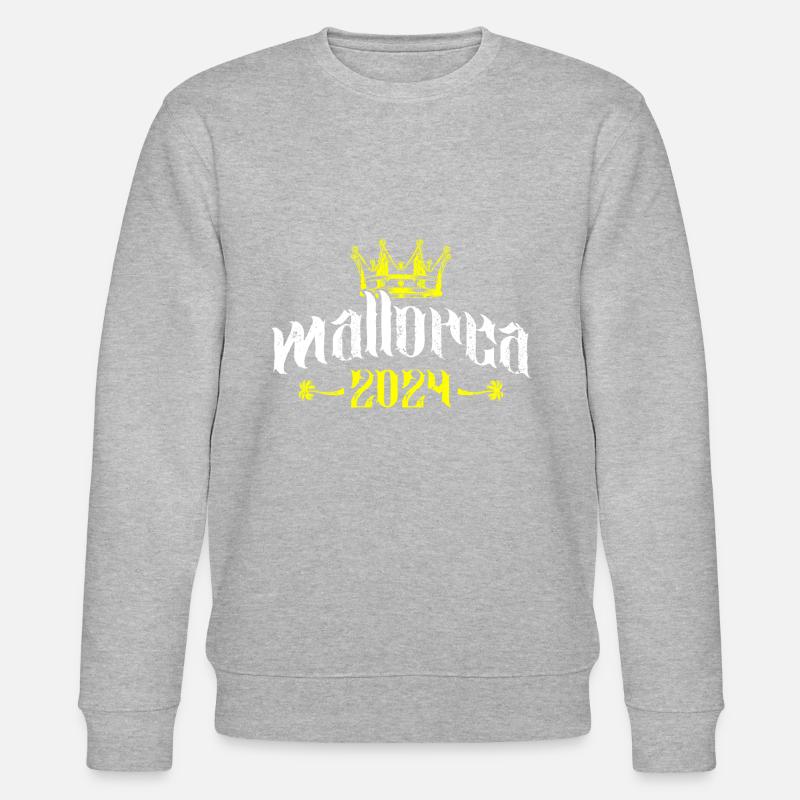 mallorca 2024 - Stanley/Stella Unisex Bio-Sweatshirt CHANGER  - Grau meliert