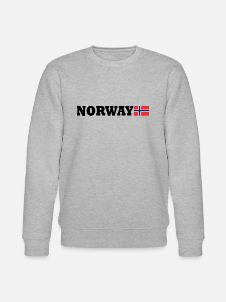 Norwegen - Stanley/Stella Unisex Bio-Sweatshirt CHANGER - Grau meliert