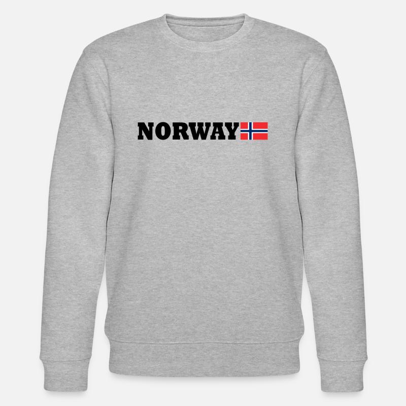 Norvège - Sweat bio CHANGER Stanley/Stella Unisexe - gris chiné