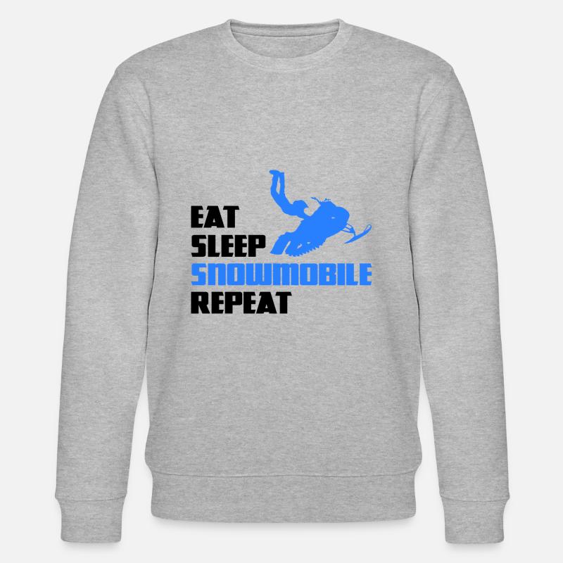 Snowmobile Snowmobile Winter Snowmobile - Stanley/Stella CHANGER Unisex Organic Sweatshirt - heather grey
