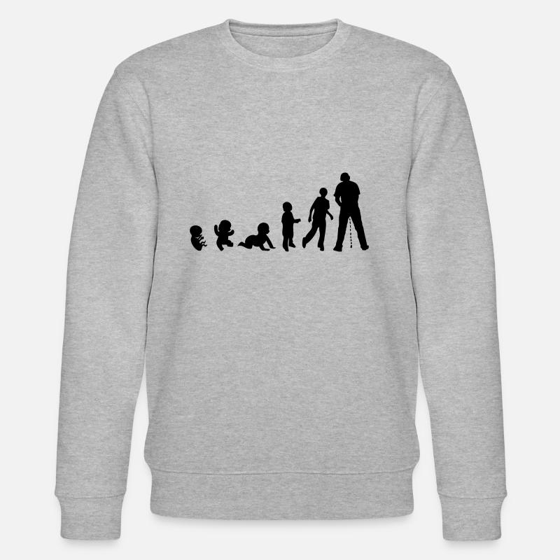 evolution pisse debout homme urine - Sweat bio CHANGER Stanley/Stella Unisexe - gris chiné