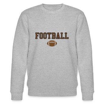 Football - Stanley/Stella Unisex Bio-Sweatshirt CHANGER  - Grau meliert - Vorne - Nik (191cm) & Marisol (170cm)