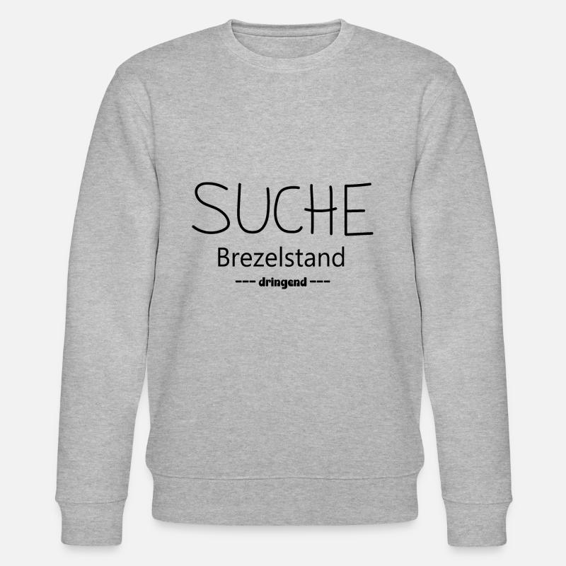 Brezel - Stanley/Stella Unisex Bio-Sweatshirt CHANGER  - Grau meliert