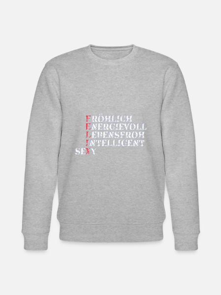 felix - Stanley/Stella Unisex Bio-Sweatshirt CHANGER  - Grau meliert