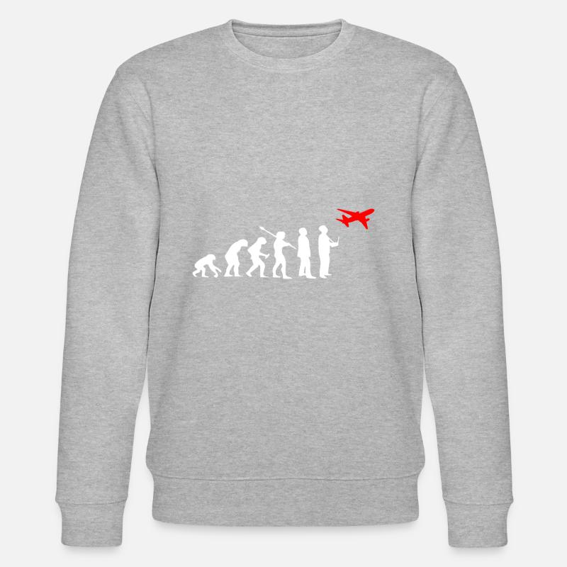 Modèle pilote avion Evolution modèle - Sweat bio CHANGER Stanley/Stella Unisexe - gris chiné