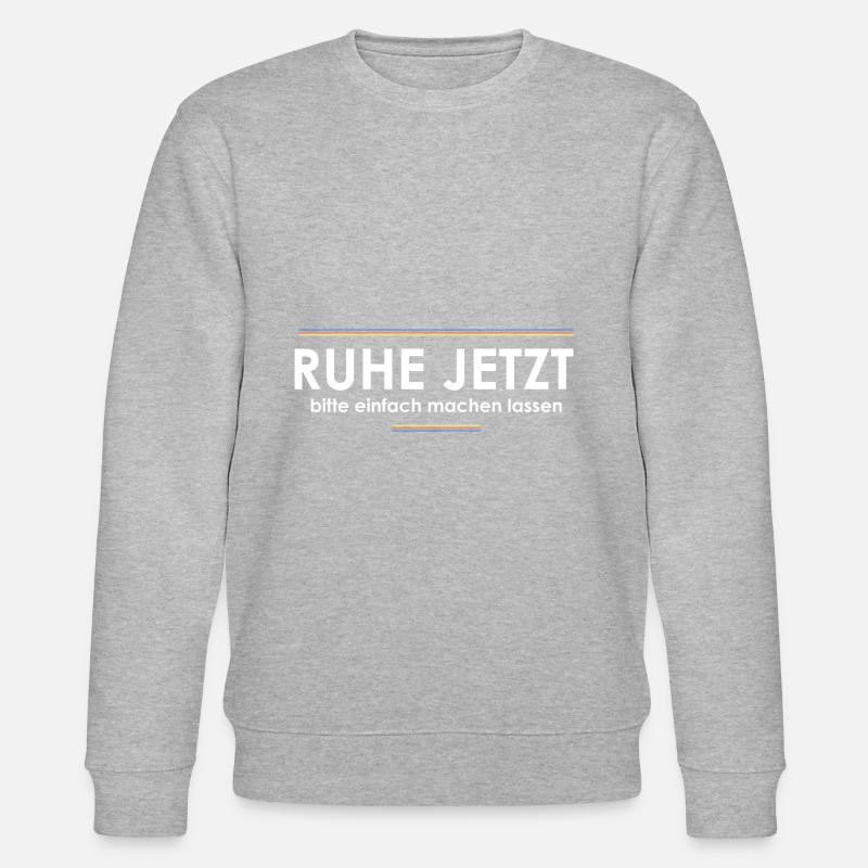 Ruhe jetzt - Stanley/Stella Unisex Bio-Sweatshirt CHANGER  - Grau meliert