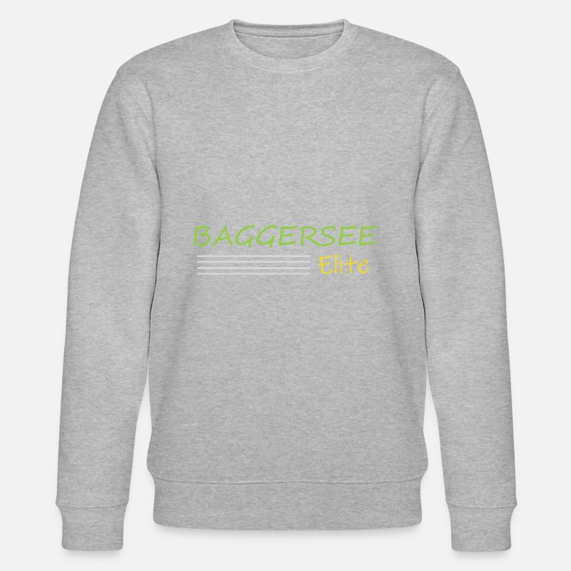 Baden am Baggersee - Stanley/Stella Unisex Bio-Sweatshirt CHANGER  - Grau meliert