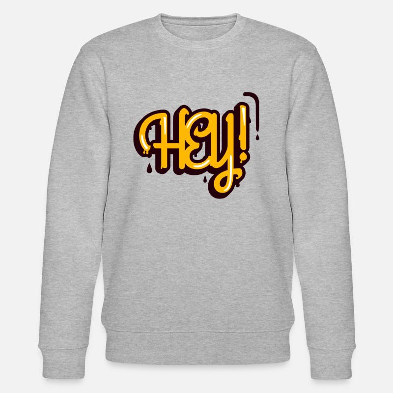 Hey! - Stanley/Stella Unisex Bio-Sweatshirt CHANGER  - Grau meliert