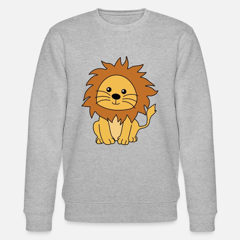 Lion - Sweat bio CHANGER Stanley/Stella Unisexe - gris chiné