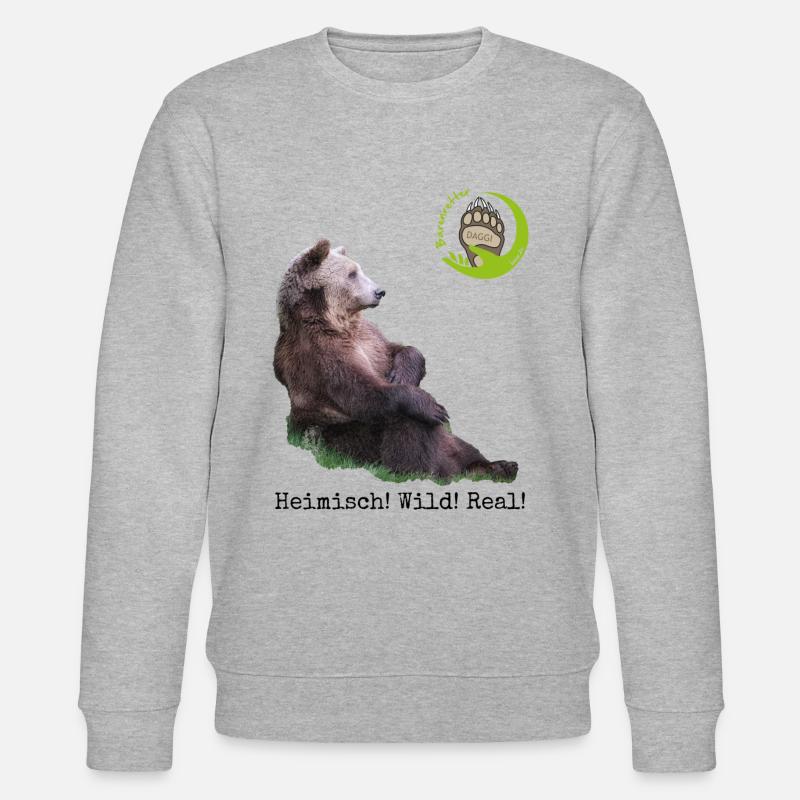 DAGGI transparent - Stanley/Stella Unisex Bio-Sweatshirt CHANGER  - Grau meliert