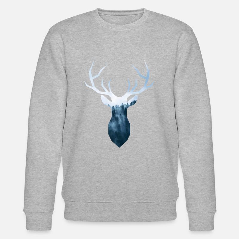 brouillard Hirsch - Sweat bio CHANGER Stanley/Stella Unisexe - gris chiné