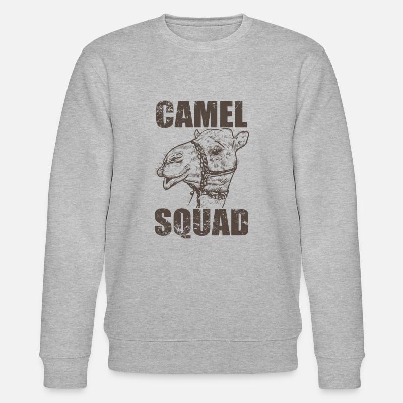 Camel Squad Dromedary Desert Hump - Sweat bio CHANGER Stanley/Stella Unisexe - gris chiné
