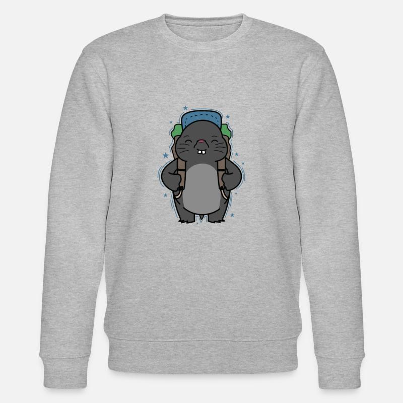 Mole Backpacking Animal Terrier Mound - Sweat bio CHANGER Stanley/Stella Unisexe - gris chiné