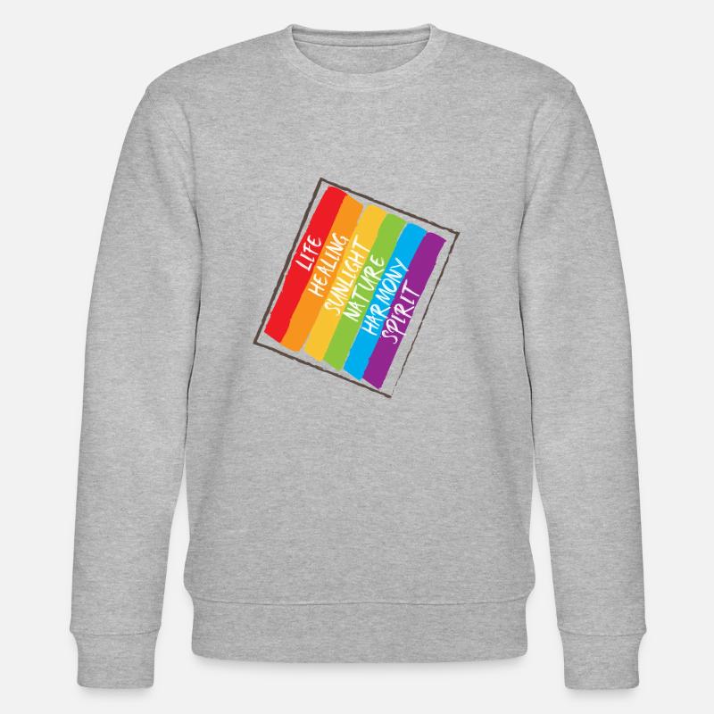 Arc-en-ciel - Arc-en-ciel - Couleur - Sweat bio CHANGER Stanley/Stella Unisexe - gris chiné