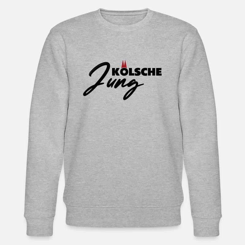 Kölsche Jung - Stanley/Stella Unisex Bio-Sweatshirt CHANGER  - Grau meliert