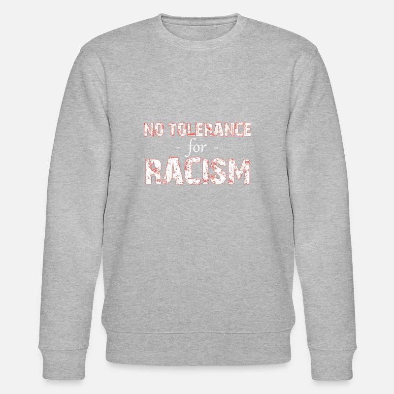 gegen rechts - Stanley/Stella Unisex Bio-Sweatshirt CHANGER  - Grau meliert