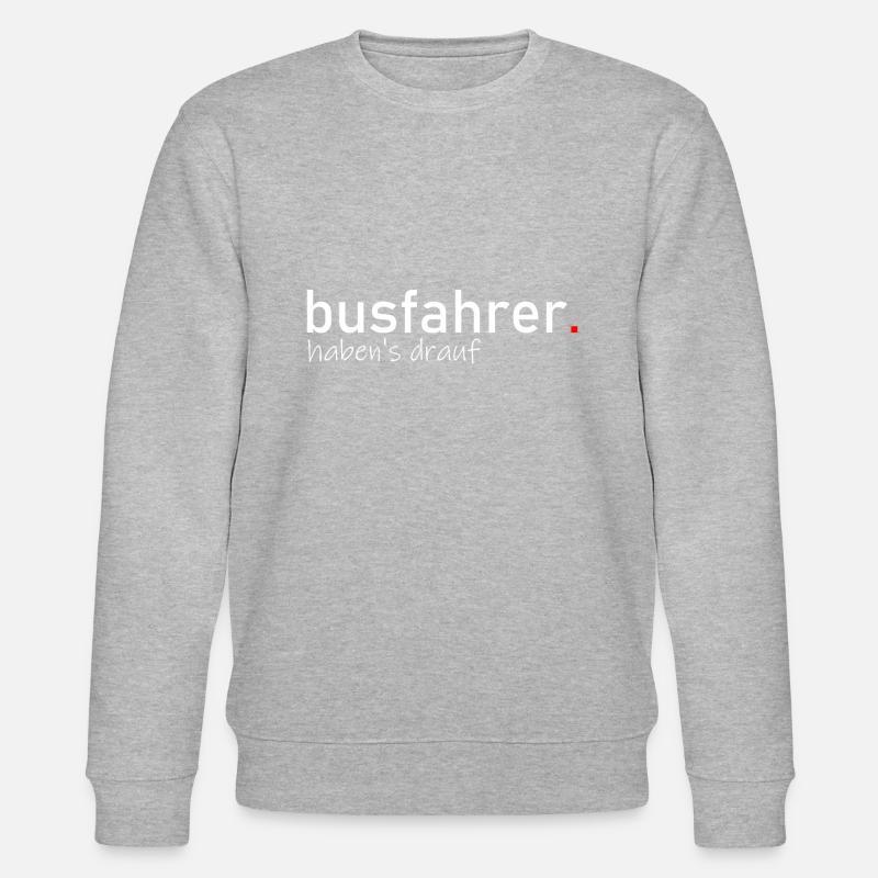 Busfahrer - Stanley/Stella Unisex Bio-Sweatshirt CHANGER  - Grau meliert