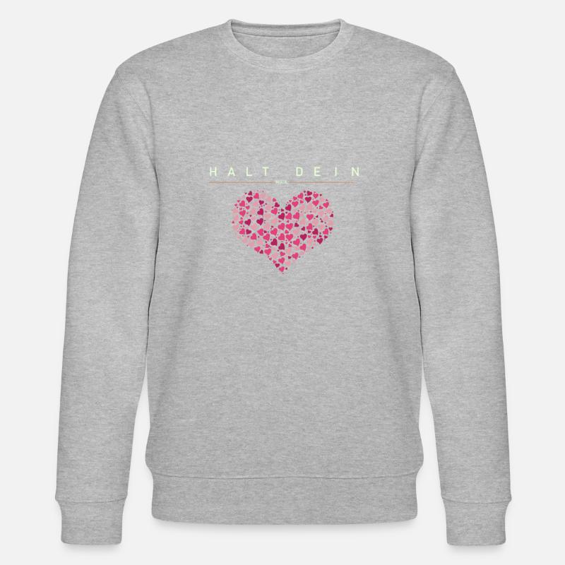 Halt Dein Maul - Stanley/Stella Unisex Bio-Sweatshirt CHANGER - Grau meliert