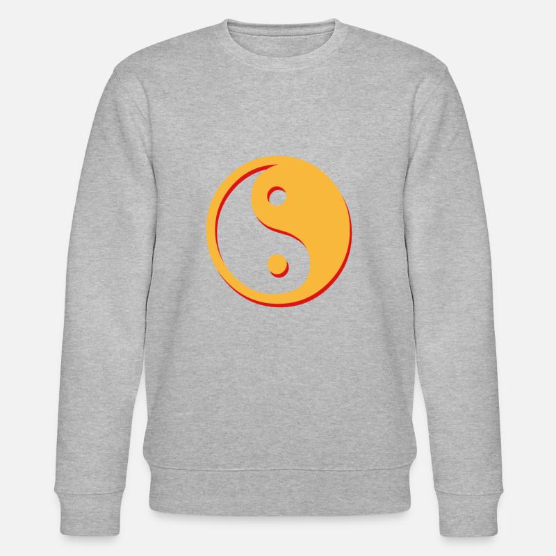 Ying Yang - Sweat bio CHANGER Stanley/Stella Unisexe - gris chiné
