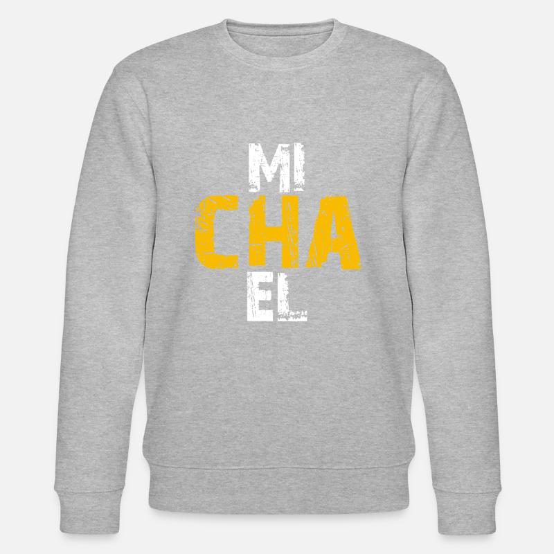 Michael - Stanley/Stella Unisex Bio-Sweatshirt CHANGER  - Grau meliert