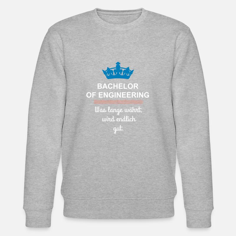 Bachelor of Engineering - Stanley/Stella Unisex Bio-Sweatshirt CHANGER  - Grau meliert