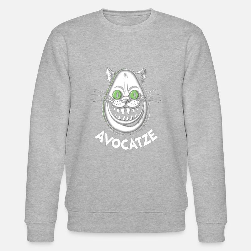 Chat Avocat - Sweat bio CHANGER Stanley/Stella Unisexe - gris chiné