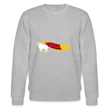 Gotland's Free Radics - Stanley/Stella CHANGER Unisex Organic Sweatshirt - heather grey - Front - Nik (191cm) & Marisol (170cm)