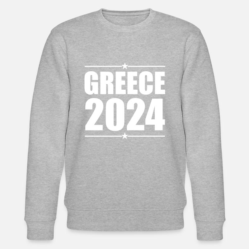 Grèce 2024 - Sweat bio CHANGER Stanley/Stella Unisexe - gris chiné