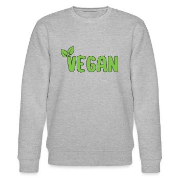 Vegan - Stanley/Stella Unisex Bio-Sweatshirt CHANGER  - Grau meliert - Vorne - Nik (191cm) & Marisol (170cm)